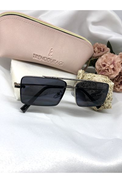 Di Caprio Burch Retro Smoked Women's Sunglasses