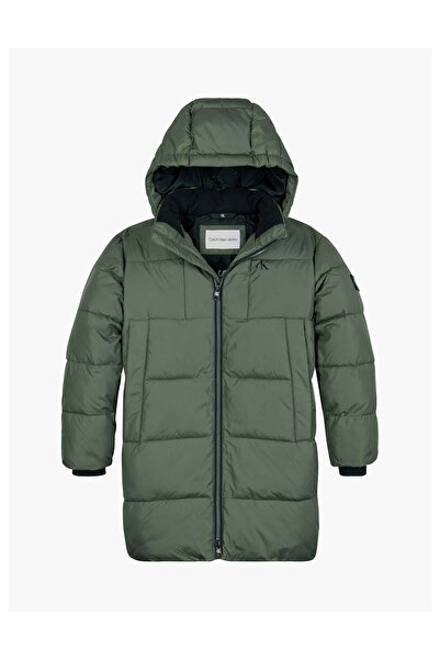 Calvin Klein Haki Erkek Çocuk Mont IB0IB01277LLP