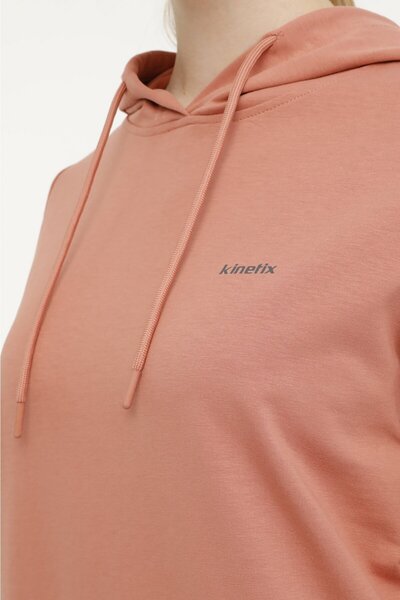 Kinetix W-SN83 BASIC HOODIE 2PR Gül Kurusu Kadın Sweatshirt