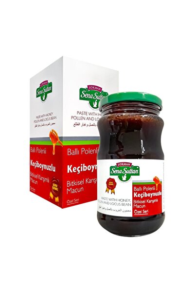 Glikozsuz Ballı Polenli Keçiboynuzlu Bitkisel Karışımlı Macun Özel Seri 420 Gr