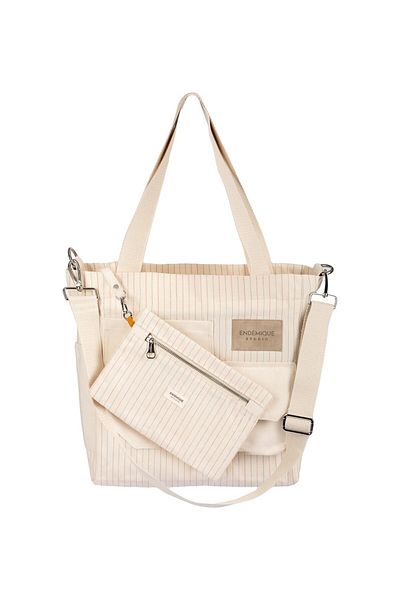 Endemique Studio La Lune Tote Bag Small Ecrou Mariner Bag