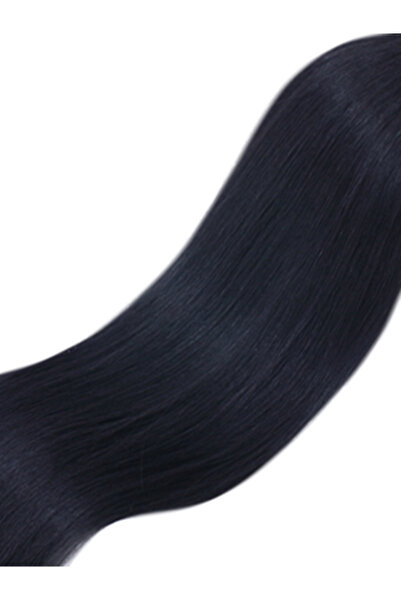 Platin Peruk Mikro Kaynak 0,40 gram Siyah 60 cm 25 adet Silver Plus