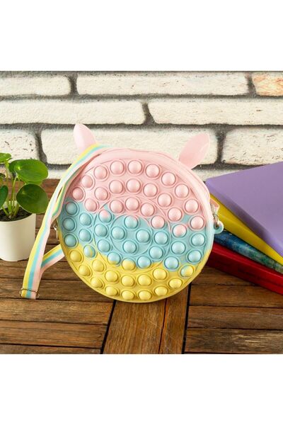 allwear Silikon Popit Omuz Çantası Kulaklı