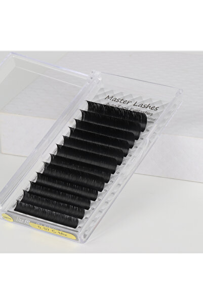 Master Lashes Ipek Kirpik Auto-fan Çek Bırak Kolay Volüm 0,07c-mix