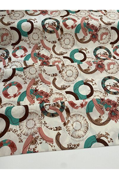 Niks Home %100 Pamuklu Viskon Kumaş | 1 Metre | En: 150cm