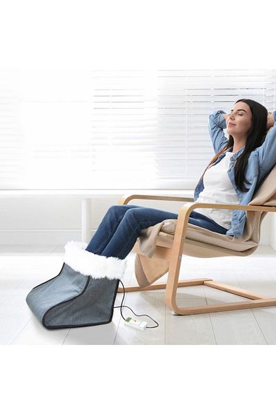 OMAK Electric Foot Warmer Temperature Adjustable Digital Controlled Electric Boots