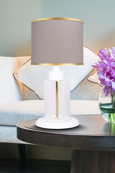 MINIMAL ETICARET VE BILGI TEKNOLOJILERI Harmony White Contrast Mini Glass Lampshade