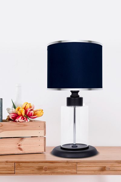 MINIMAL ETICARET VE BILGI TEKNOLOJILERI Harmony Black Contrast Mini Glass Lampshade