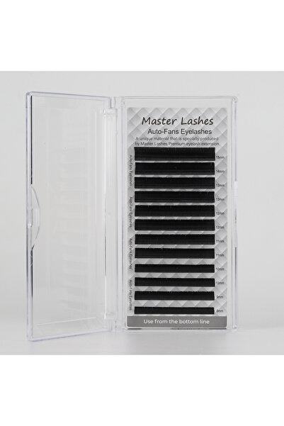 Master Lashes Ipek Kirpik Auto-fan Çek Bırak Kolay Volüm 0,07d-mix