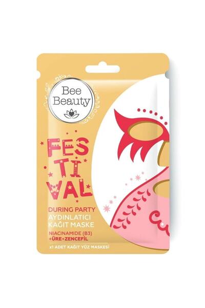 Bee Beauty قناع ورقي للحفلات الدائمة