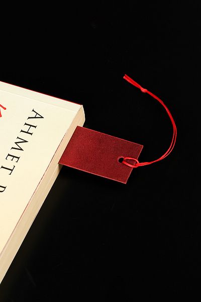 Lost Slope Leather Bookmark - Real Leather & Handmade