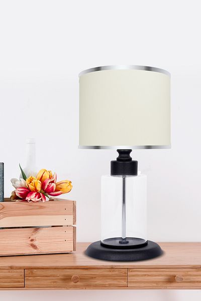 MINIMAL ETICARET VE BILGI TEKNOLOJILERI Harmony Black Contrast Mini Glass Lampshade