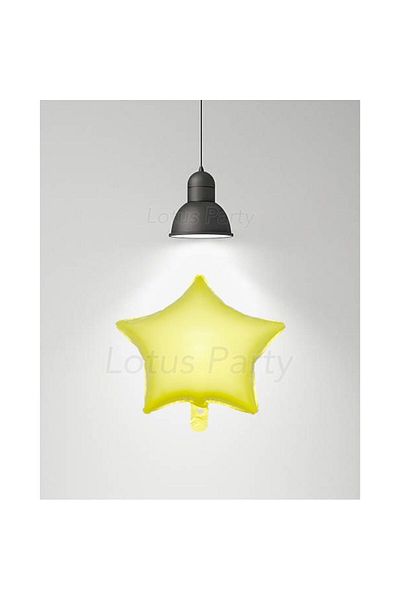 LOTUS PARTY 1 Piece - 18 inch Yellow Star Foil Balloon
