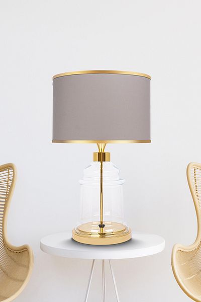 MINIMAL ETICARET VE BILGI TEKNOLOJILERI Royce Gold Glass Lampshade
