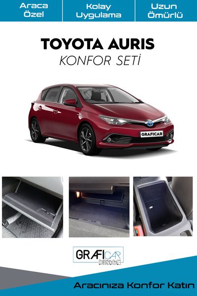 GRAFİCAR Toyota Auris Comfort Set - Interior Trim Fabric Velvet Coating - Pro...