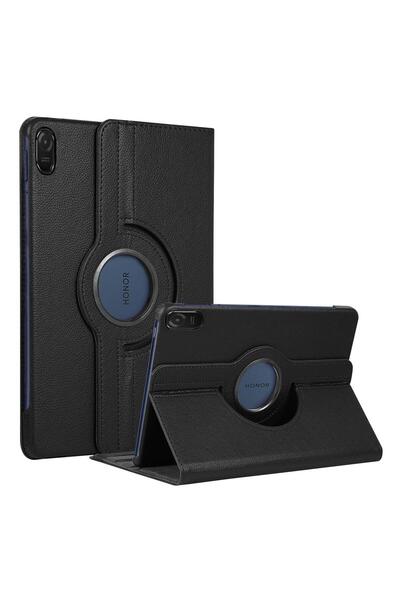 Microsonic Honor Pad 8 Kılıf 360 Rotating Stand Deri Siyah