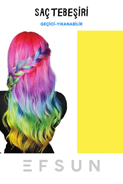 Efsun Geçici Saç Tebeşiri Yıkanabilir