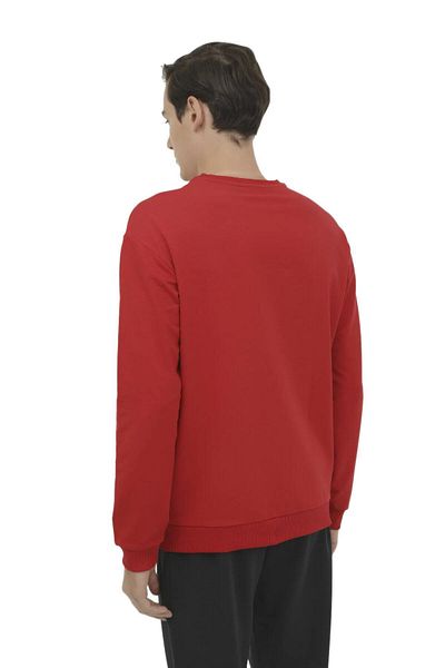 lumberjack Мъжки суитшърт с C-образно деколте Sn75 Bsc SW 3Pr, червен