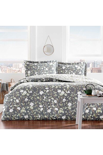 Taç Yeni Sezon Pamuk Saten Nevresim Takımı Melia Lastiksiz 200 Cm X 220 Cm