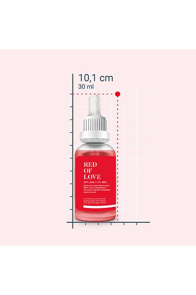 SHE VEC AHA+ BHA Facial Peeling - Red Of Love 30 ml