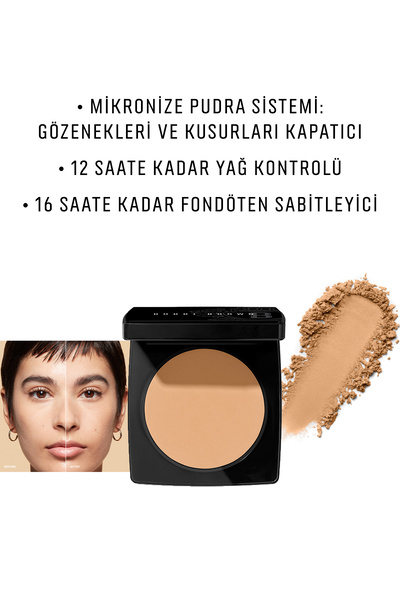 BOBBI BROWN Sheer Finish Pressed Powder Kompakt Pudra - Warm Natural 71617029...