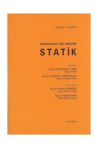 Birsen Yayınevi Mühendisler İçin Mekanik Statik - Ferdinand Pierre Beer