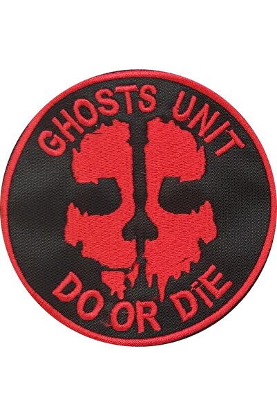 Genel Markalar CIRT BANTLI Ghosts Unit Do Or Die Nakış işleme Arma Patch Peç ...
