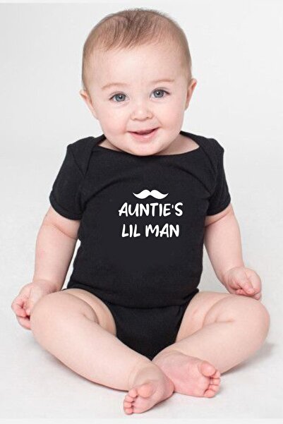 venüsdijital AUNTI'S LIL MAN مطبوع خصيصًا على جسم الطفل ZIBIN
