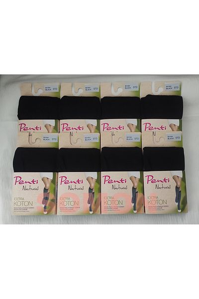Penti Чорапи за панталони Extra Cotton (PENTI COTTON BELOW KNEE SOCKS) 8 броя