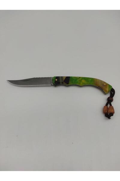 YATAĞANBIÇAK Yatağan Kamp Bıçağı Püsküllü Epoksi Saplı Cep Çakısı Dövme Çelik Outdoor Ekipman Doğa Yürüyüşü