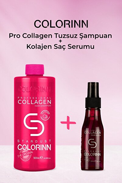 Colorinn Colorınn Premium Pro Collagen Tuzsuz Şampuan 500 Ml + Collagen Saç S...