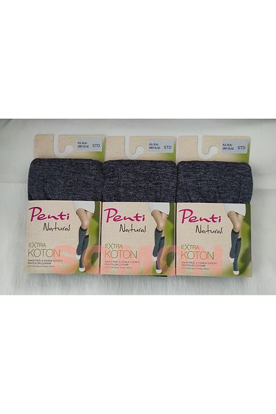 Penti Чорапи за панталони от екстра памук (PENTI COTTON BELOW KNEE SOCKS) 3 броя