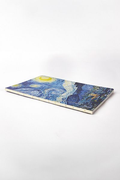 retronote سلسلة Vintage 2 - فان جوخ - The Starry Night، 1889 - غير مبطنة - 96 صفحة - 14.8x21 سم