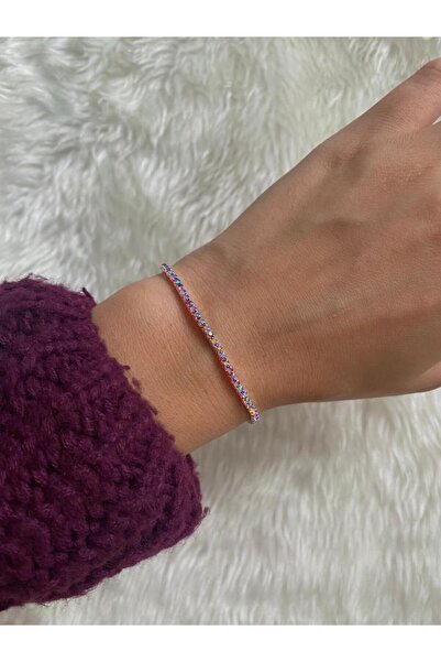 Beykan handmade Lastikli Zirkon Taşlı Bileklik