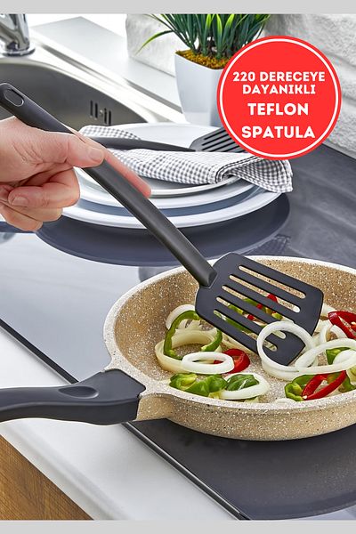 WAPPA Practical Fireproof Non-Stick Teflon Spatula Resistant to 220 Degrees