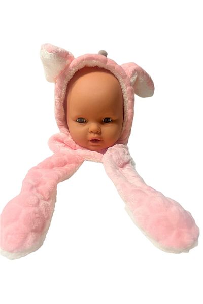 ByBest Beauty Baby Plush Hat with Playful Ears