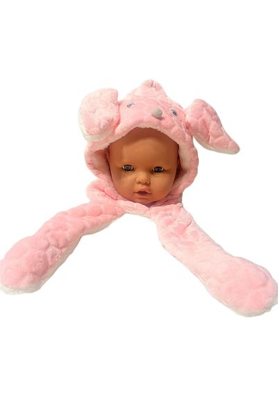 ByBest Beauty Baby Plush Hat with Playful Ears