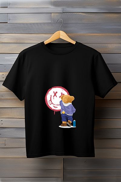 ADA BEBEK ÇOCUK Tricou de bază cu imprimeu Painter Bear