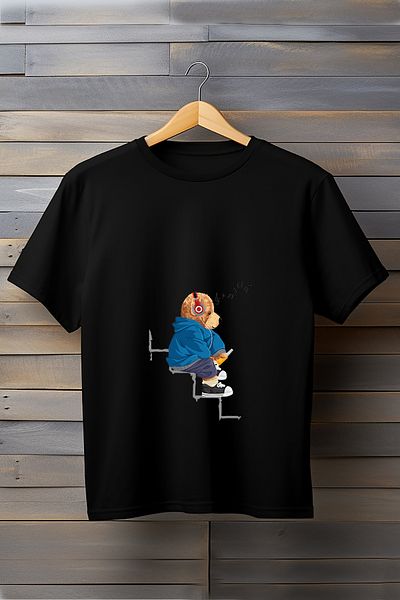 ADA BEBEK ÇOCUK Tricou de bază cu imprimeu cu un singur urs