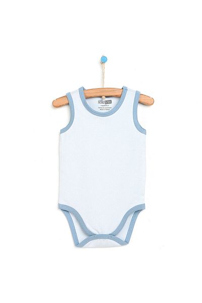 ebebek Hello Baby HelloBaby Colorful Piping Undershirt Bodysuit for Baby Boy