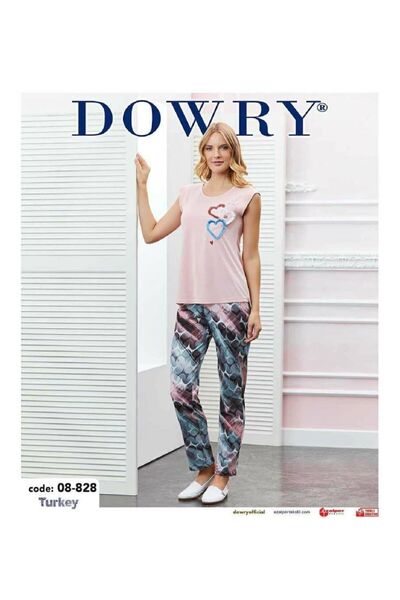 Dowry 08-828 Kısa Kollu Pijama Takımı