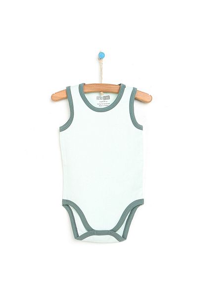 ebebek Hello Baby HelloBaby Colorful Piping Undershirt Bodysuit for Baby Boy