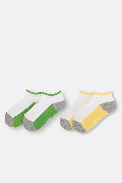 Dagi Grüne, zweiteilige Socken mit Farbblockdesign für Jungen