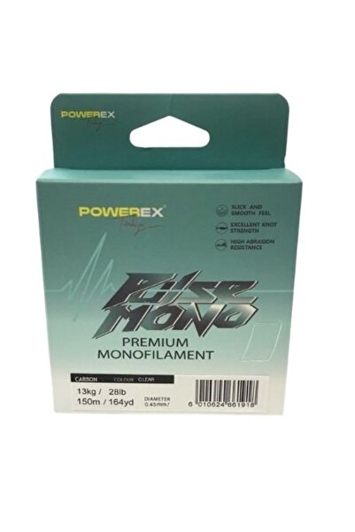 POWEREX Pulse 150m. 0,45mm. 13kg. Carbon Monofilament Misina