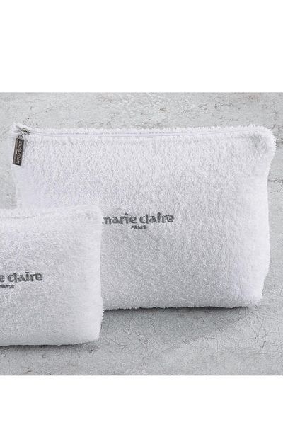 Marie Claire Geantă de machiaj pentru femei Laisa White Cotton