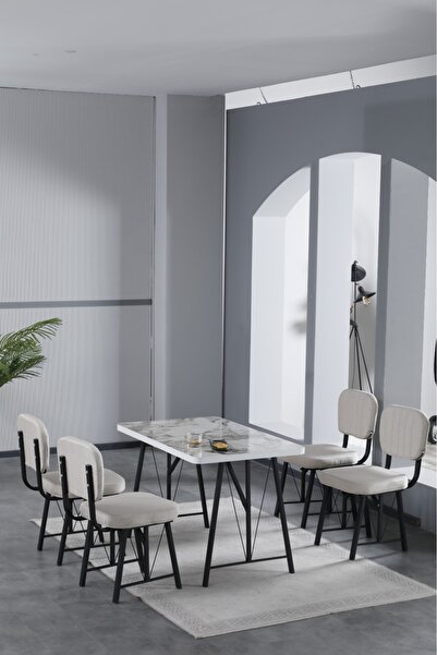 Mygusi Hayat 70x110cm Sabit Efes Mutfak Masası, Mutfak Masası Takımı, Yemek M...