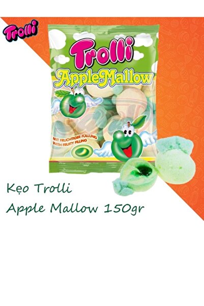 Trolli Apple Mallow 3d Elma Şekilli Dolgulu Marshmallow 150 gr
