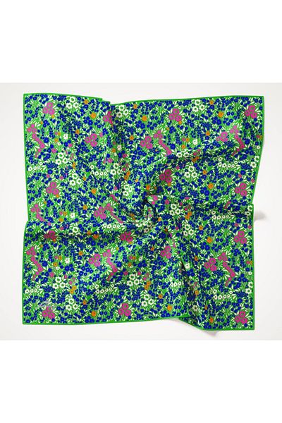 Silk Home Μαλακό κασκόλ με σχέδια - 2045 - Πράσινο