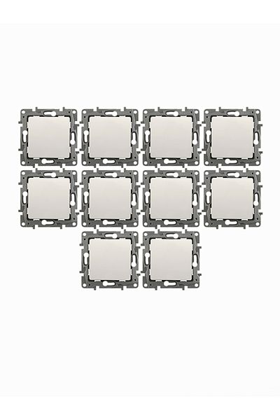 Legrand White Frameless Switch - Pack of 10