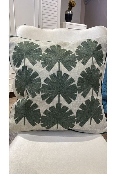 Doqu Home Pandora Μαξιλάρι ριχτάρι 050x050 Πράσινο Νυφλό